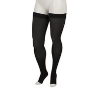 15-20 mmHg, Basic, Thigh, OT, Short, Silicone, Black by Juzo