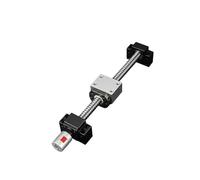 15 20 Riel guía lineal + 4 bloques deslizantes + 1 kit de husillo de bolas 16051610(1605 HGH15CA,450mm)