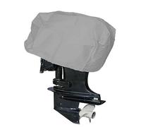 15-250HP Oxford Impermeable yate Medio Motor fueraborda Cubierta de Barco Anti a Prueba Polvo Protector Marino Lona(175-250HP-Silver)