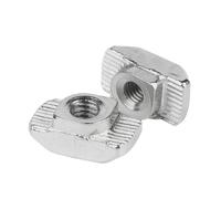15/30 Uds M3 M4 M5 M6 M8 T tuerca cabeza de martillo acero al carbono tuerca deslizante en T for perfil de aluminio serie 2020 3030 4040(M8-40 15pcs)