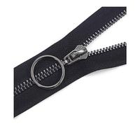 15-45cm 5# Cremallera de metal dorado/plateado Cremallera de costura de ropa de bricolaje para bolso de bolsillo Cremallera de chaqueta de abrigo de bricolaje, 45cm