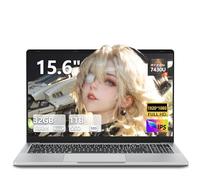 15,6 Pulgadas Ordenador Portátil Ryzen 5 7430U (4.3GHz) Procesador 32 GB RAM 1 TB SSD Laptop Win11 Gráficos Radeon Teclado Retroiluminado, Desbloqueo de Huellas Dactilares USB 3.2 Tipo C WiFi 6