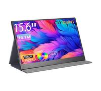15.6inch Portable Monitor,1080P USB-C HDMI Second External Monitor for Laptop, HDR Plug&Play,PC,Mac Phone,PS,Xbox,Swich,IPS Ultra-Thin Zero Frame Laptop Monitor