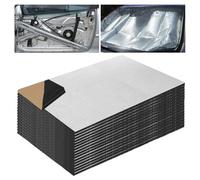 15 alfombrillas aislantes para coche, 250*180mm, 5 mm, rollo autoadhesivo, alfombrilla de aislamiento acústico, resistente a la humedad