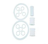 15 anillos de sellado de goma y tubo de sellado para máquinas de helado suave compatible con Yikafu/YKF/COOCO/Xu Zhong/Hao Bo, goma duradera e inodora