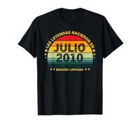15 Años Cumpleaños Vintage Nacido En Julio 2010 Camiseta