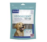 15 barritas Virbac Snacks Dentales Veggiedent Fresh para perros de raza grande