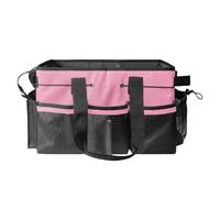 15 bolsas de limpieza de bolsillos, bolsa de caddie de limpieza grande, organizador de caddies de limpiador, diseño compacto, mango incorporado resistente, 45x26x23cm, para amas de casa y limpiadores