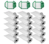 15 Bolsas para Aspiradora Compatibles para Vorwerk para Kobold VK7 FP7, con 3 Filtros HEPA, Bolsas de Filtro de Repuesto para Aspirador para Kobold