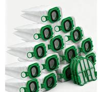 15 bolsas para aspiradora Vorwerk Kobold VB100 FP100,3 filtros de motor