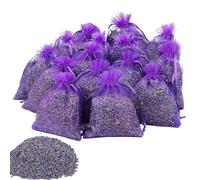 15 Bolsitas de Lavanda Seca Natural, Lavanda Seca, Protección Contra Polillas, Armario, Lavanda, para Ropa, Cajones, Armarios,Coches,Ambientadores Armario,Absorbe Olores