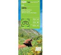 15 Cantal - Aurillac: CANTAL - AURILLAC - ST FLOUR - MONTS DU CANTAL - PNR DES VOLCANS D'AUVERGNE 1:100000 (TOP 100)
