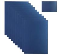 15 carpetas de documentos A4 con bolsillos, subcarpetas cartulina, subcarpetas cartulina a4, azul, juego de carpetas A4, para documentos personales, organización de archivos, registros de lectura