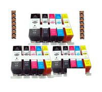 15 Cartuchos, Compatible con Canon, MX885 MG5120 iP4950 | iP4840 iP4850 IX6550 MG5300 MG5350 MG6100 MG6120 MG6150 MG6220 MG6250 MG8120 MG8150 MG8220