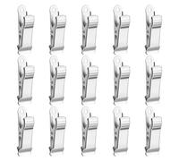15 clips metálicos, pequeños clips de resorte, mini abrazaderas, clips metálicos multifuncionales, clips para fotos