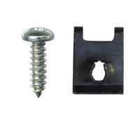 15 Clips Para Tornillos Y Tornillos Para Chapa Restagraf De 4,2 X 16 Mm