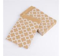 15 CM * 10 CM 50 piezas dot Flower Craft Paper Popcorn bag Food Safe Favor Kraft bolsas de cumpleaños Diseños de Party Bags-honeycomb