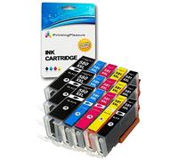 15 Compatibles PGI-580/CLI-581 XXL Cartuchos de Tinta para Canon Pixma TR7550 TS6151 TS6251 TS705 TS8152 TS8251 TS8252 TS9550 TS9551 TS9551C | PGI-580PGBK CLI-581BK CLI-581C CLI-581M CLI-581Y XXL