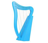 15 Cuerdas De Arpa De Rodilla De Madera Maciza, 22,8 Pulgadas / 58 Cm De Altura, El Mejor Regalo Para Niños Adultos Principiantes, Con Llave, Bolsa De Concierto Negra Y Partitura Musical