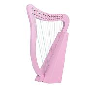 15 Cuerdas De Arpa De Rodilla De Madera Maciza, 22,8 Pulgadas / 58 Cm De Altura, El Mejor Regalo Para Niños Adultos Principiantes, Con Llave, Bolsa De Concierto Negra Y Partitura Musical