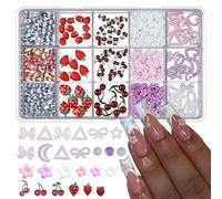 15 diferentes lazos de resina, decoraciones para uñas, Color, aplicación sencilla para regalo o colección personal, joyería para uñas de