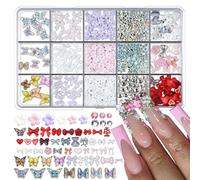 15 diferentes lazos de resina, decoraciones para uñas, Color, aplicación sencilla para regalo o colección personal, joyería para uñas de