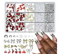 15 diferentes lazos de resina, decoraciones para uñas, Color, aplicación sencilla para regalo o colección personal, joyería para uñas de