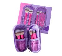 ¡15% DTO! Set de Brochas de Maquillaje Pocket Glam 7/1