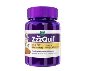 ¡15% DTO! ZZQUIL Natura Gummies Mango y Plátano Ayuda para Dormir