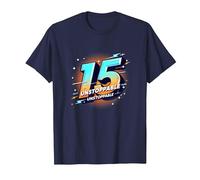 15 e imparable: Regalo de cumpleaños para Adolescentes Camiseta, Hombre, Azul Marino, 5XL