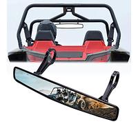 15" Espejo retrovisor central UTV, espejo de con abrazaderas de 1.8" compatible con Polaris RZR 2021, Pioneer 1000-5, Can Am, Talon 1000R 1000X