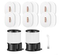 15 filtros de repuesto para aspiradora, para limpiadores inalámbricos Shark PowerDetect, serie IP, kit de filtros HEPA, filtros lavables y reutilizables