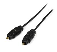 StarTech.com Cable 4,5m TosLink Audio Digital Óptico SPDIF Delgado - Negro ( THINTOS15 )