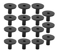 15 Fundas de Plástico para Platillos de Tambor, Fundas de Plástico para Platillos de Repuesto, Soporte Portátil para Completar el Juego de Batería, 8,8 Mm de Diámetro Interior