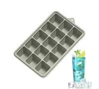 15-Grid with Lid Easy Release Food Grade Silicone Ice Mold Freezer Trays