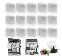 15 insertos de filtro de agua para accesorios de café Ninja Luxe, máquina de café espresso, filtro de agua de carbón de repuesto compatible con Ninja Espresso ES601 y ES701