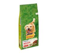 Purina Friskies Pienso para Perro Adulto con Buey, Cereales y Verduras, saco de 15kg