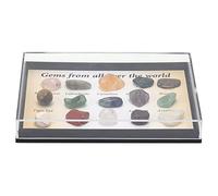 15 Kinds Crystal Minerals for Feng Shui/Mindfulness/Collection | Colorful Healing Stones for Chakra Balancing & Reiki | Authentic Crystal Specimens in Presentation Box