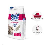 15 L Sepicat LightWeight Ultra Fresh arena aglomerante ligera para gatos