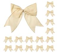 15 Lazos de Terciopelo navideños, decoración para árbol de Navidad, Cinta Decorativa para árbol de Fiesta, Adornos Vintage para decoración del hogar, excursiones, Bodas, guirnaldas