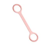 15 Lbs Figure 8 Exercise Band - Silicone Resistance Rope with Comfortable Handles, Portable Training Tool | For Yoga Fitness Arm Shoulder Back Strength Workouts Women Men Use, Resistance Workout Band