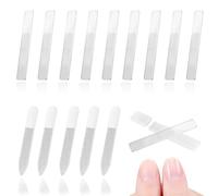 15 limas de cristal para uñas, pulidor de uñas de vidrio con estuche para mujer, kit de herramientas de manicura para dar forma a pulir y pulir uñas