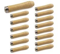 15 limas de madera con cuello de metal fuerte, para carpintería, mantenimiento de herramientas, agujero de 6 mm, longitud de 105 mm