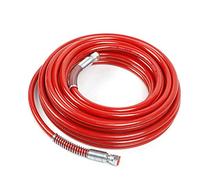 15 m 1/4 pulgadas Airless Pulverizador de pintura de alta presión manguera de alta presión manguera de fibra manguera manguera manguera para limpiador de alta presión 3300 PSI (rojo)