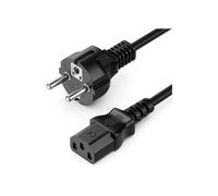 15 m CEE 74 Type F power cord with C13 plug for PC monitor and VHV printer