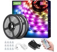 15 m Establecer la tira LED RGB IP20 -2x7.5m