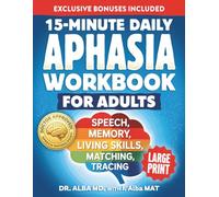 15-Minute Daily Aphasia Workbook for Adults