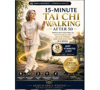15-Minute Tai Chi Walking After 50: Simple Daily Routines To Reduce Belly Fat, Relieve Stress, And Ease Back Pain In 2 Weeks: 1 (The Healthy Aging Tai Chi Library)