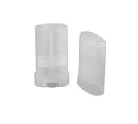 15.Ml 0.5Oz Vacío Rellenable Plástico Desodorante Crayon Chapstick Tubo Tubo Botella Contenedores Oval Diy Barra de Labios Lip Balm Lip Gloss Funda Para Tubos (Pack de 10)