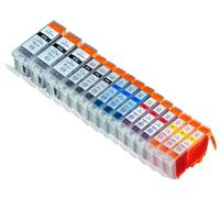 15 Multipack de alta capacidad Canon CLI-8 , PGI 5 , PGI-5 , PGI5 Cartuchos Compatibles 3 negro pequeño, 3 ciano, 3 magenta, 3 amarillo, 3 negro grande para Canon Pixma iP4200, Pixma iP4200x, Pixma iP4300, Pixma iP4500, Pixma iP4500x, Pixma iP5200, Pixma iP5200R, Pixma iP5300, Pixma MP500, Pixma MP530, Pixma MP600, Pixma MP600R, Pixma MP610, Pixma MP800, Pixma MP800R, Pixma MP810, Pixma MP830, Pixma MX850, Pixma iP3300, Pixma iP3500, Pixma iX4000, Pixma iX5000, Pixma MP510, Pixma MP520, Pixma MP520x, Pixma MX700. Cartucho de tinta . CLI-8BK , CLI-8C , CLI-8M , CLI-8Y , PGI-5BK © 123 Cartucho